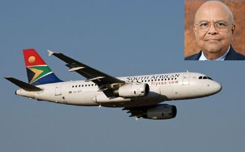 SAA Airbus and Gordhan