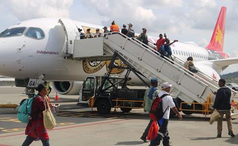 First Air Niugini A220 flight-c-Air Niugini