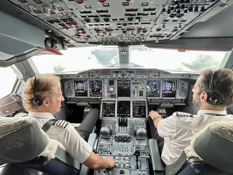 Global A380 test flight-c-Hi Fly