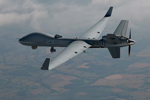 MQ-9B testing for Belgium