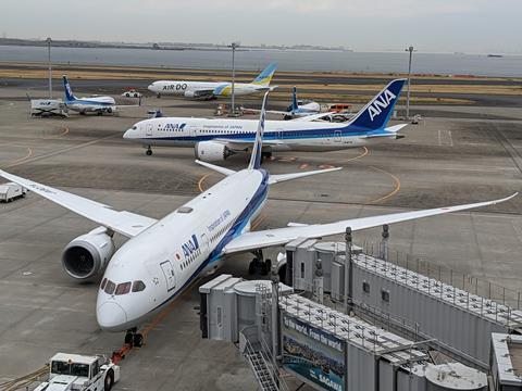 ANA 787-8S Tokyo Haneda