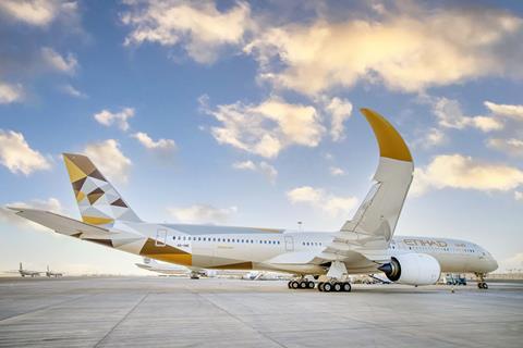 Etihad Airways' new A350-1000 aircraft (2)