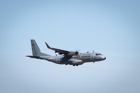 First C295 for India completes its maiden flight 02