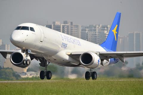 First flight E-Freighter-1