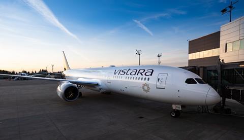 Vistara Boeing 787-9 Dreamliner 1