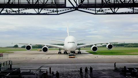GlobalAirlines_EFW__Global Airlines first A380