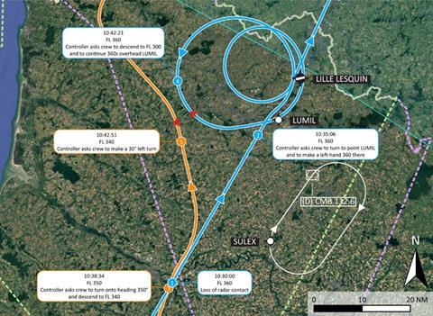 PH-YHC incident map-c-BEA
