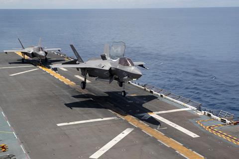 F-35Bs aboard USS Tripoli