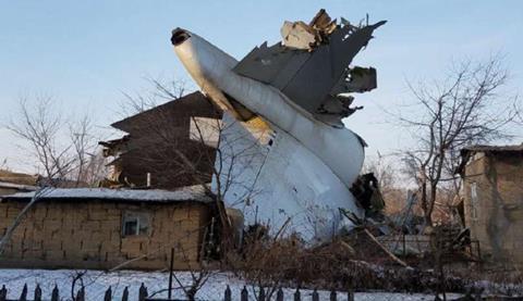 Bishkek 747 crash tail