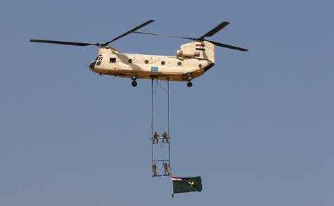 Egyptian air force CH-47D Chinook