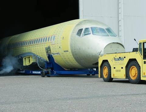 SSJ-New fuselage-c-United Aircraft