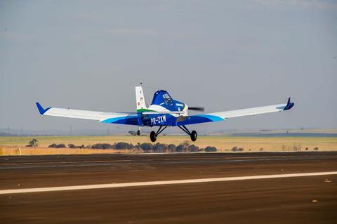 Embraer's electric-converted EMB-203 Ipanema