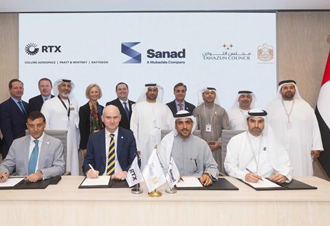 GTF MRO network signing-c-Mubadala and Tawazun Council