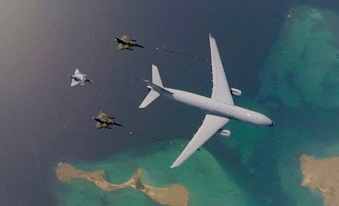 Mirage 2000Ds over Djibouti