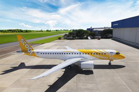 Scoot E190 Embraer