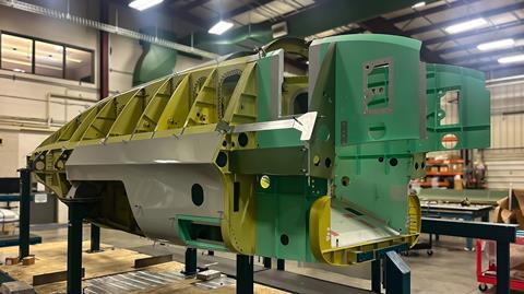 X-65 fuselage assembly c Aurora Flight Sciences