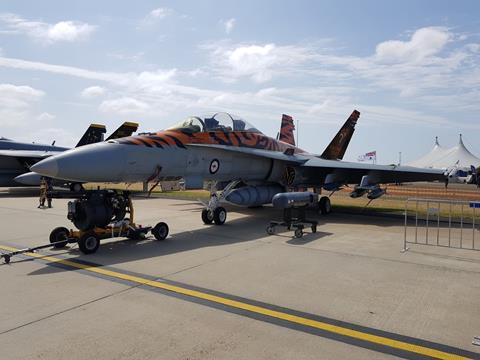 RAAF F/A-18B Hornet