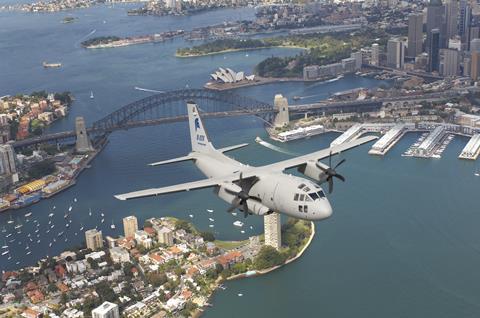 C-27J over Sydney