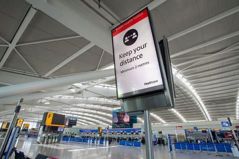 Heathrow Airport during Covid