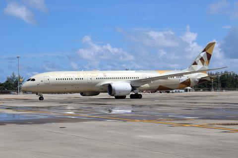 Etihad Airways at Phuket