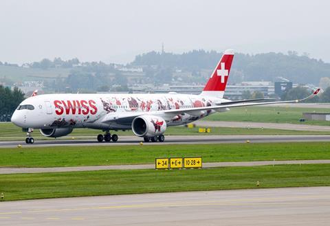 Swiss first A350-c-Swiss