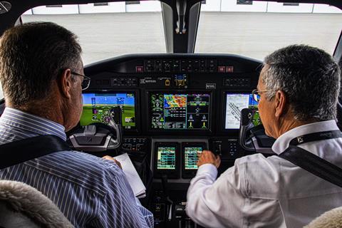Cessna Citation Longitude cockpit