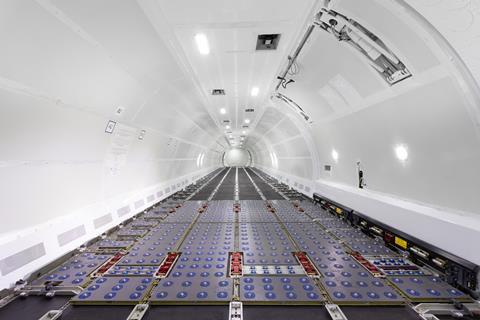 Interior of AEI's 737-800SF