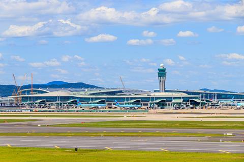 Korean Air aircraft at Seoul Incheon airport June 2021