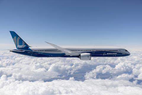 Boeing 787-10. Boeing