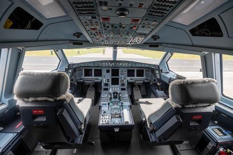 MMF A330 tanker cockpit