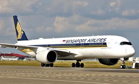 Singapore Airlines SIA Airbus A350-900