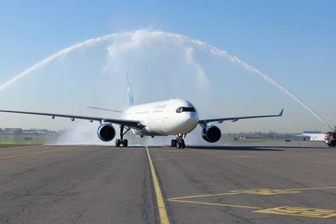 Air Samarkand First Charter Flight