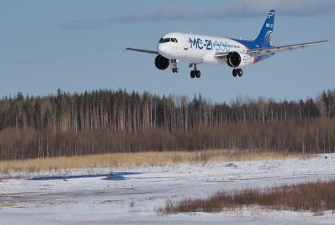 MC-21-300 icing test full-c-United Aircraft