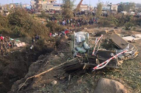 Yeti ATR wreckage Pokhara-c-Nepalese aircraft accident investigation commission