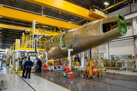 Embraer's E-Jet production facility in Sao Jose dos Campos, Brazil