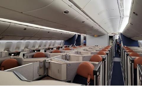 Aeroflot 777-300ER interior