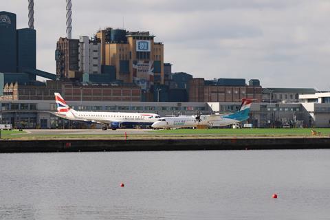 British Airways, Luxair, London City airport