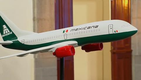 Mexicana successor livery-c-Mexican government