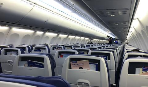 Southwest Airlines interior