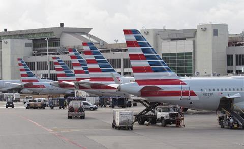 American Airlines hub Miami Airbus A320