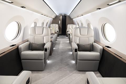 G400 cabin to aft