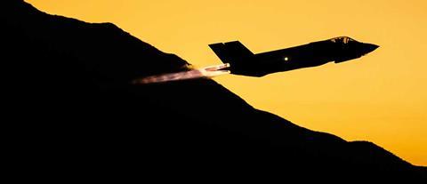 F-35 launch with B61 nuclear bomb test assembly