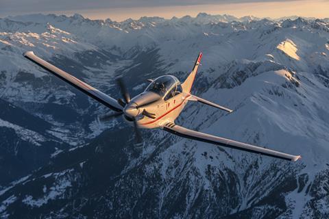 PC-7 MKX demonstrator Switzerland