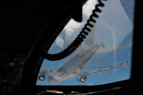 CV-22 Refuels from KC-46