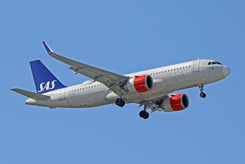 SAS Scandinavian Airlines Airbus A320neo 2020