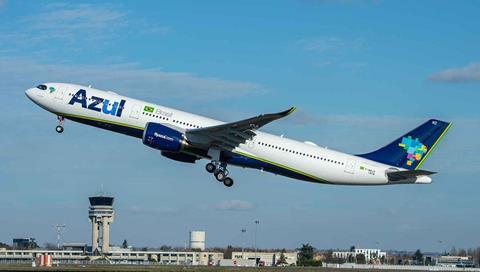 Azul receives the first Airbus A330neo in the Americas