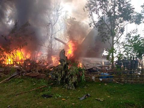 Philppine C-130 crash