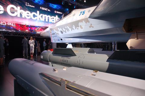 Su-75 Checkmate weapons Dubai