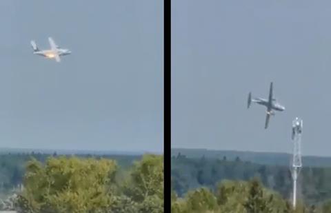 Il-112V crash-c-via Twitter