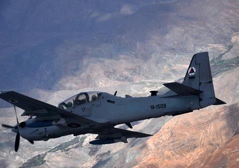 Afghan air force A-29
